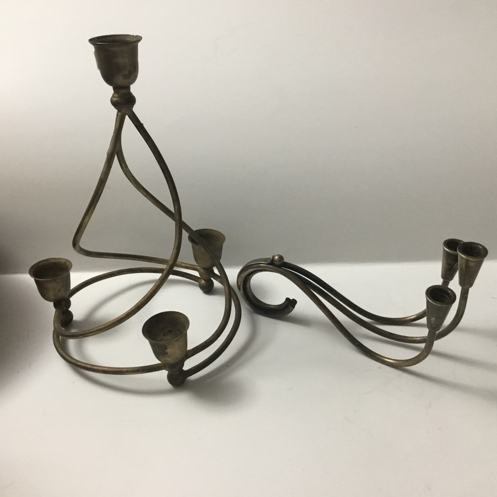 Candlestick Holders Bundle Vintage